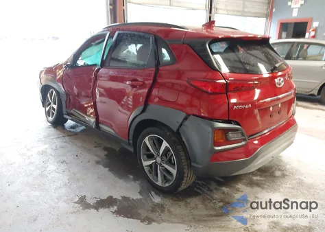 2021 Hyundai Kona Limited z USA, uszkodzony, nr VIN KM8K3CA51MU671506